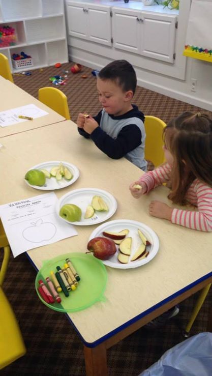 We had apples and honey to celebrate the Jewish holidays!