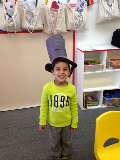 We made hats for Presidents Day!